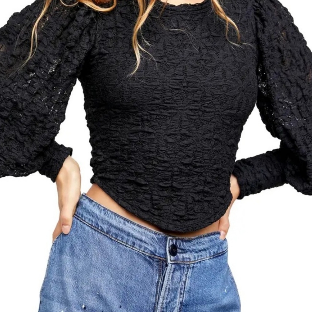 Free people tea time top